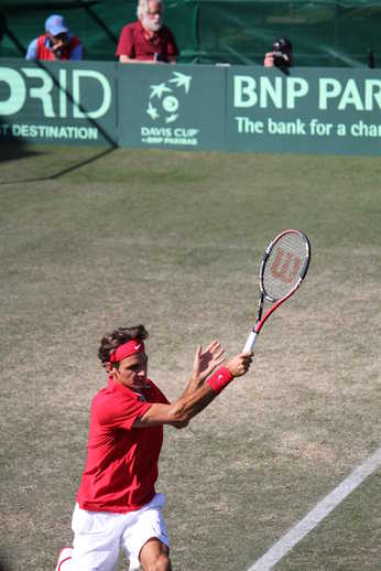 Photograph of Roger Federer