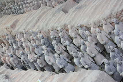 Photograph of a the Terracotta Army